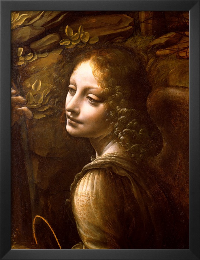 Detail of the Angel, from the Virgin of the Rocks By Leonardo Da Vinci